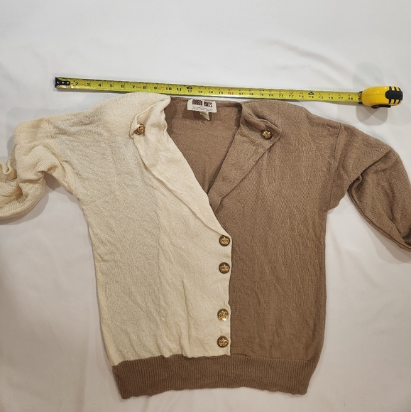 Vintage 80s Marni Knits Two Tone Knit Sweater - Picture 14 of 16